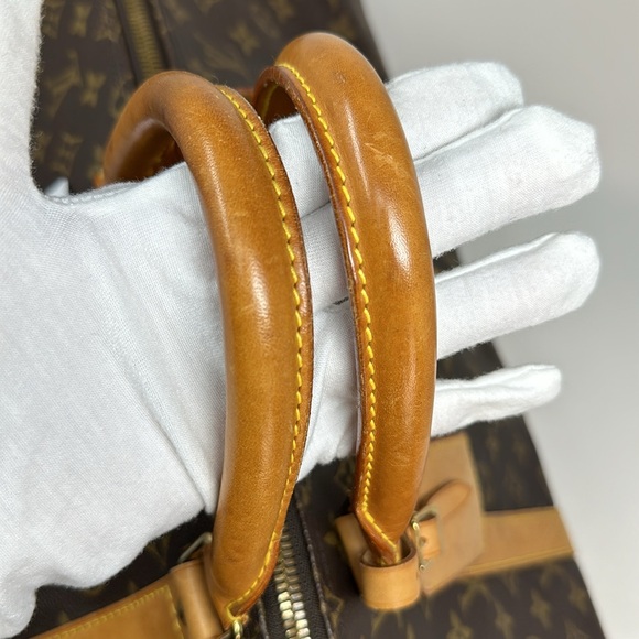 💯 Authentic Louis Vuitton Monogram Keepall 55 - Picture 11 of 15